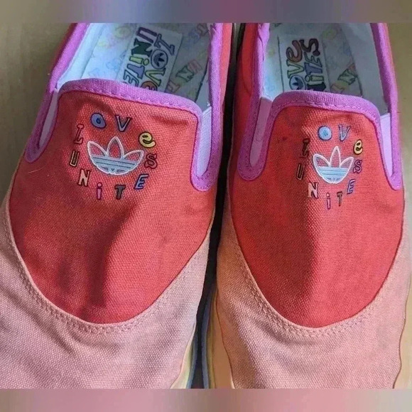 Adidas Shoes Nizza Slip-On  Pride size 13 in GREAT used condition! - Picture 10 of 12